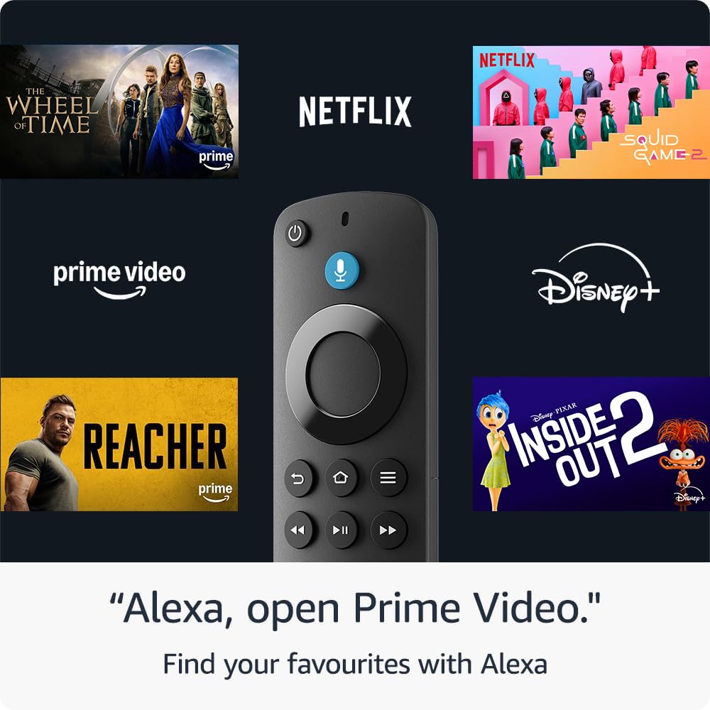 Amazon Fire TV Stick HD | TV and Volume controls | Free TV, Alexa Voice Remote and smart home controls | HD streaming