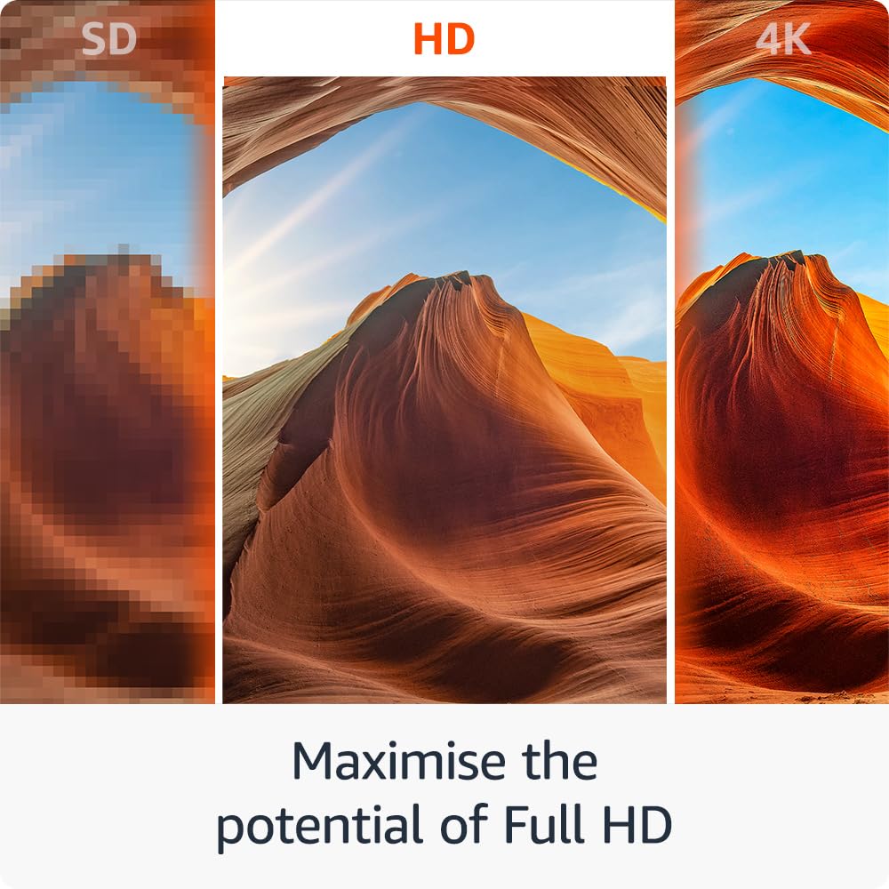 Amazon Fire TV Stick HD | TV and Volume controls | Free TV, Alexa Voice Remote and smart home controls | HD streaming